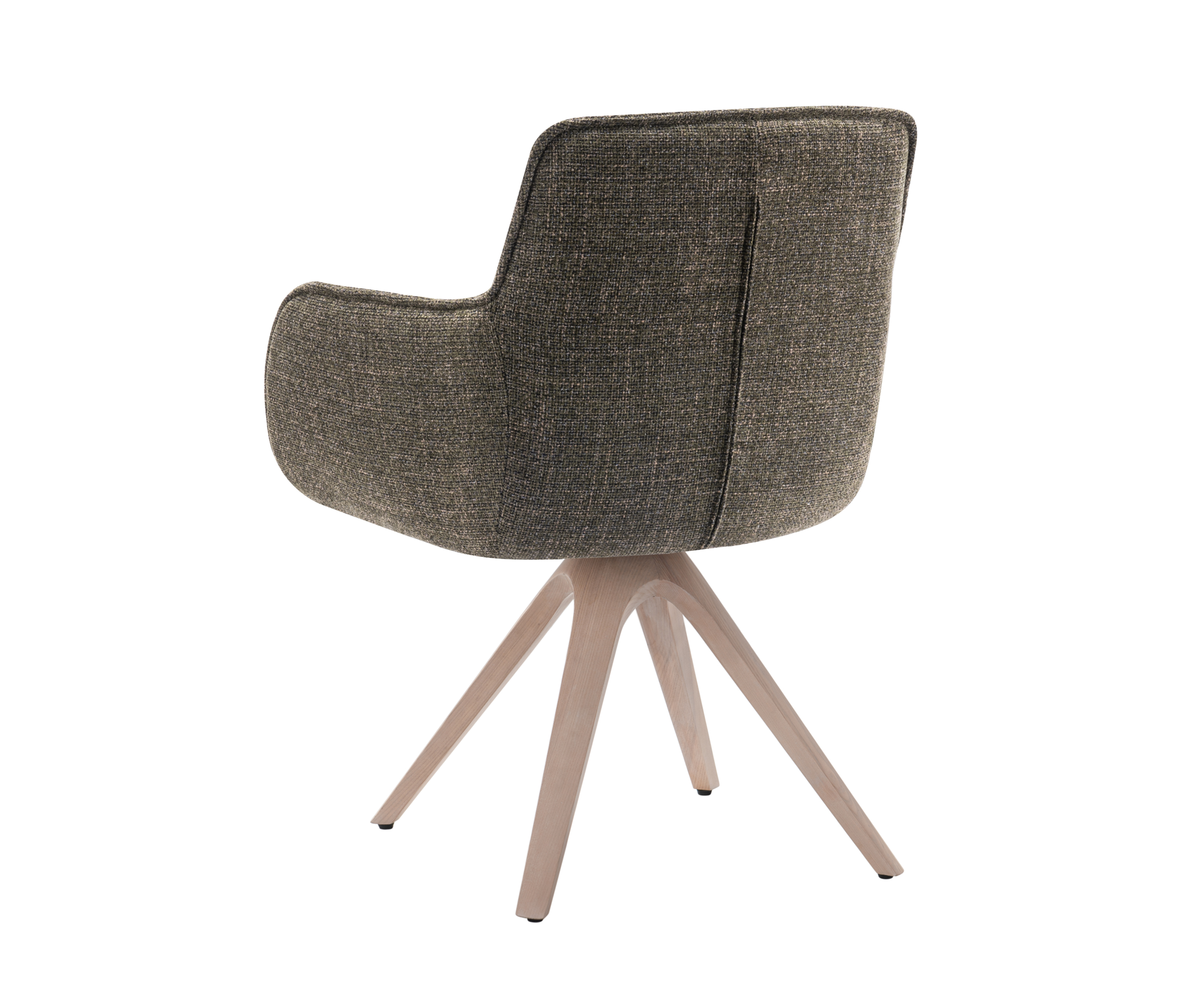 Draaistoel Tracy wooden groen
