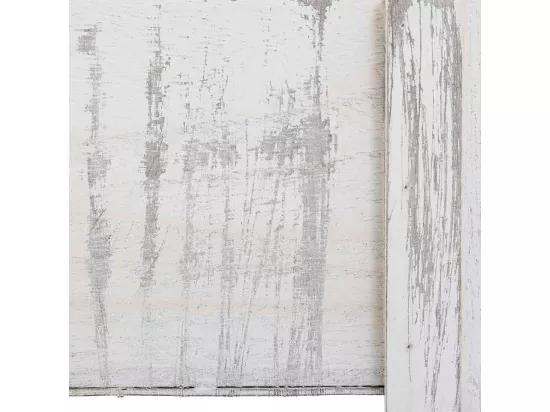 Panier en bois blanc 16,5x16,5x15h