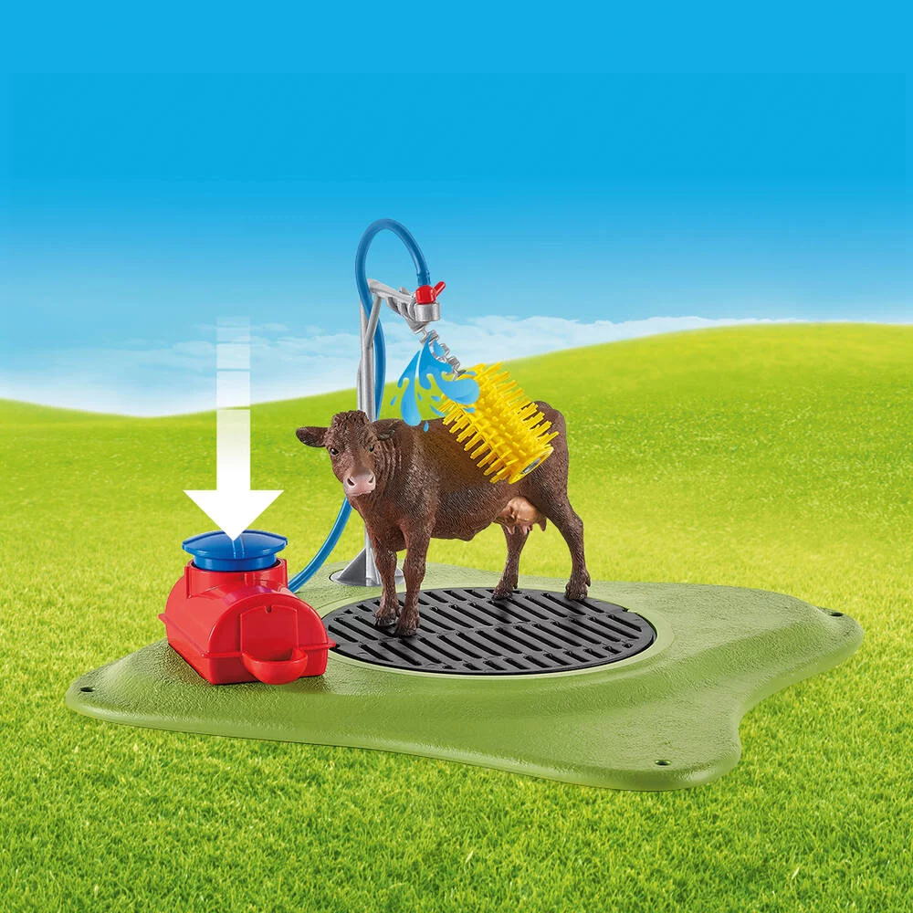 STATION DE LAVAGE POUR VACHE