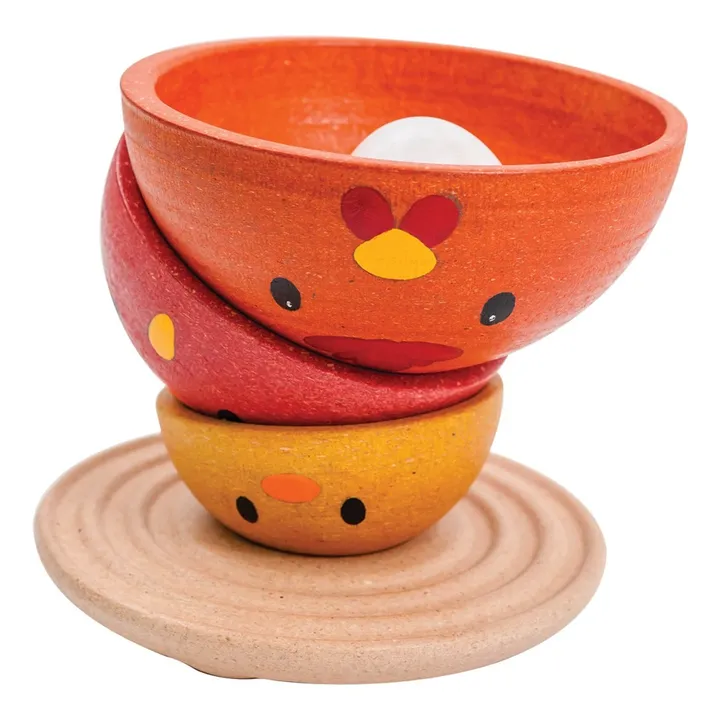 Plan Toys Poule à empiler en bois