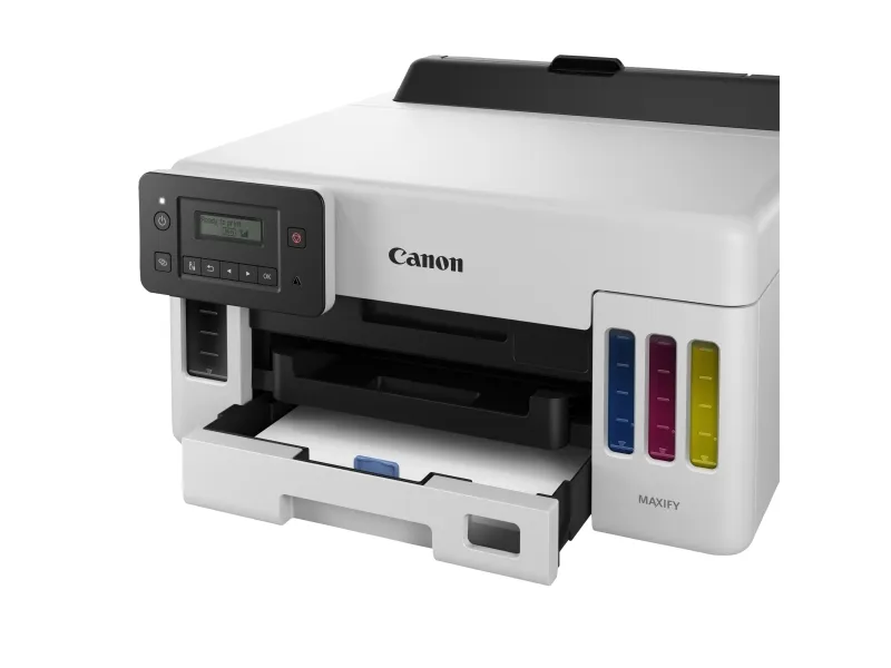 Canon MAXIFY GX5050 - Printer - farve - Duplex - blækprinter - ITS - A4/Legal - 600 x 1200 dpi - op til 24 ipm (mono) / op til 15.5 ipm (farve) - kapacitet: 350 ark - LAN, Wi-Fi(n), USB 2.0