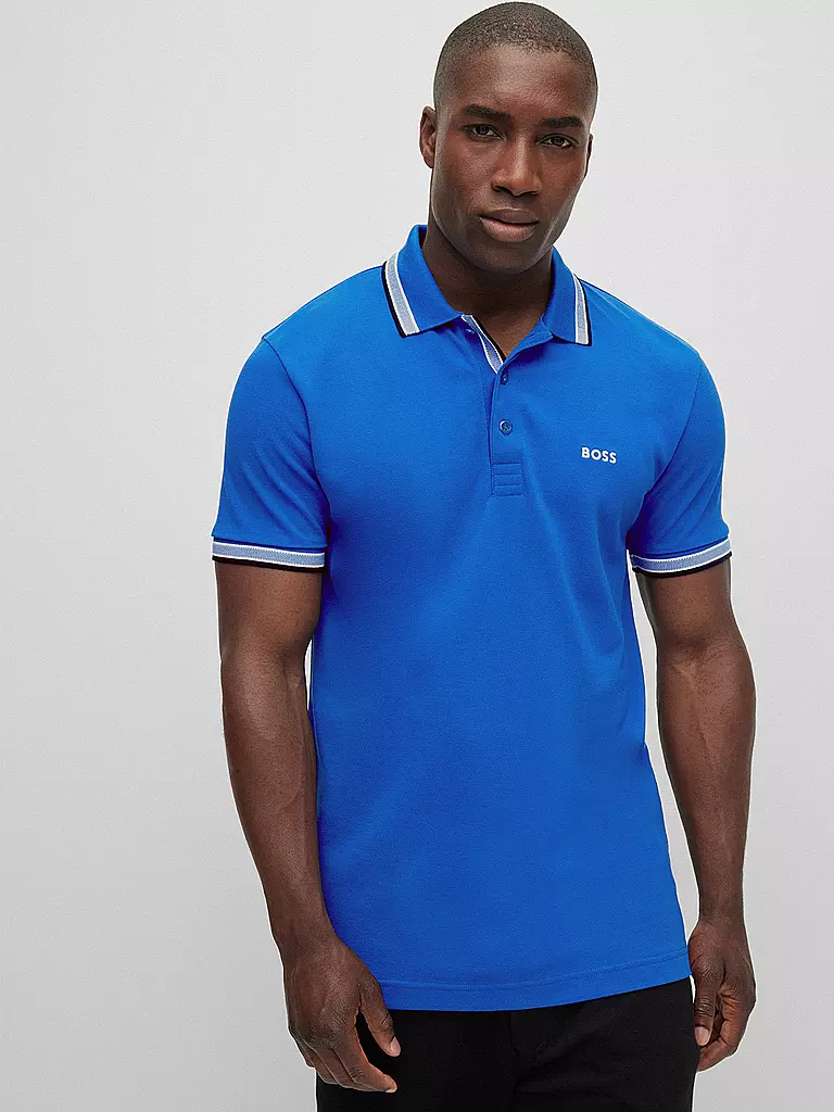 BOSS Poloshirt Modern Fit Paddy blau
