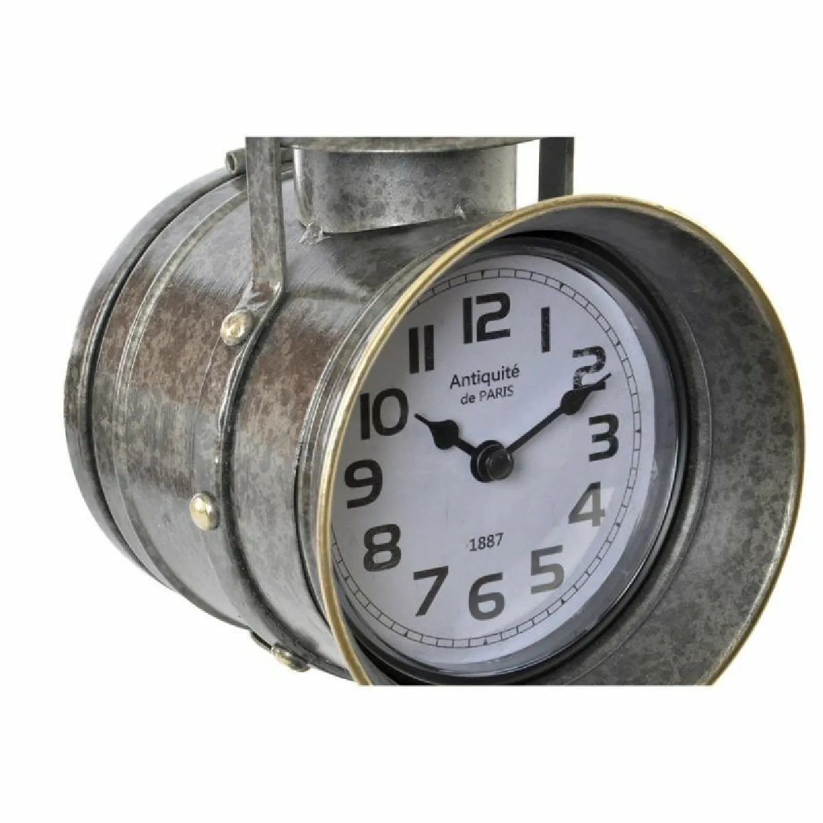 DKD Home Decor Horloge de Table - Gris
