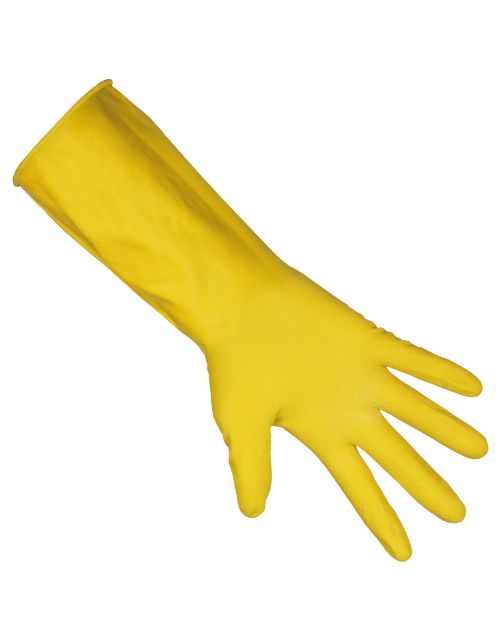 Clean Home Huishoudhandschoen - Huishoud - Geel L