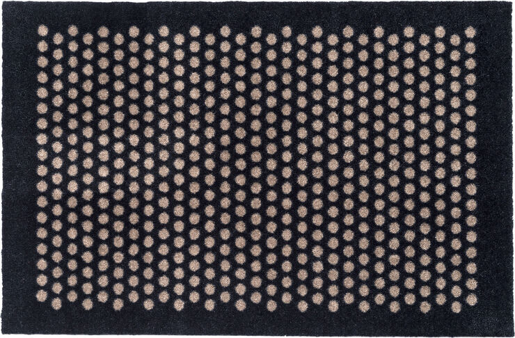 Tica Copenhagen Måtte 60x90 cm, dot sort/sand Sort/sand