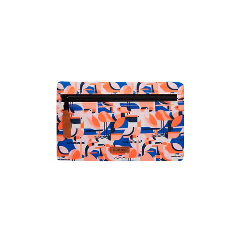 Pochette avant medium Mi Pueblito corail