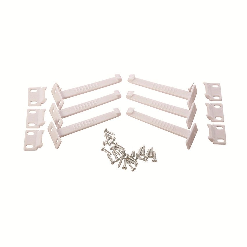 Lot de 6 bloques armoire et tiroir - Doré