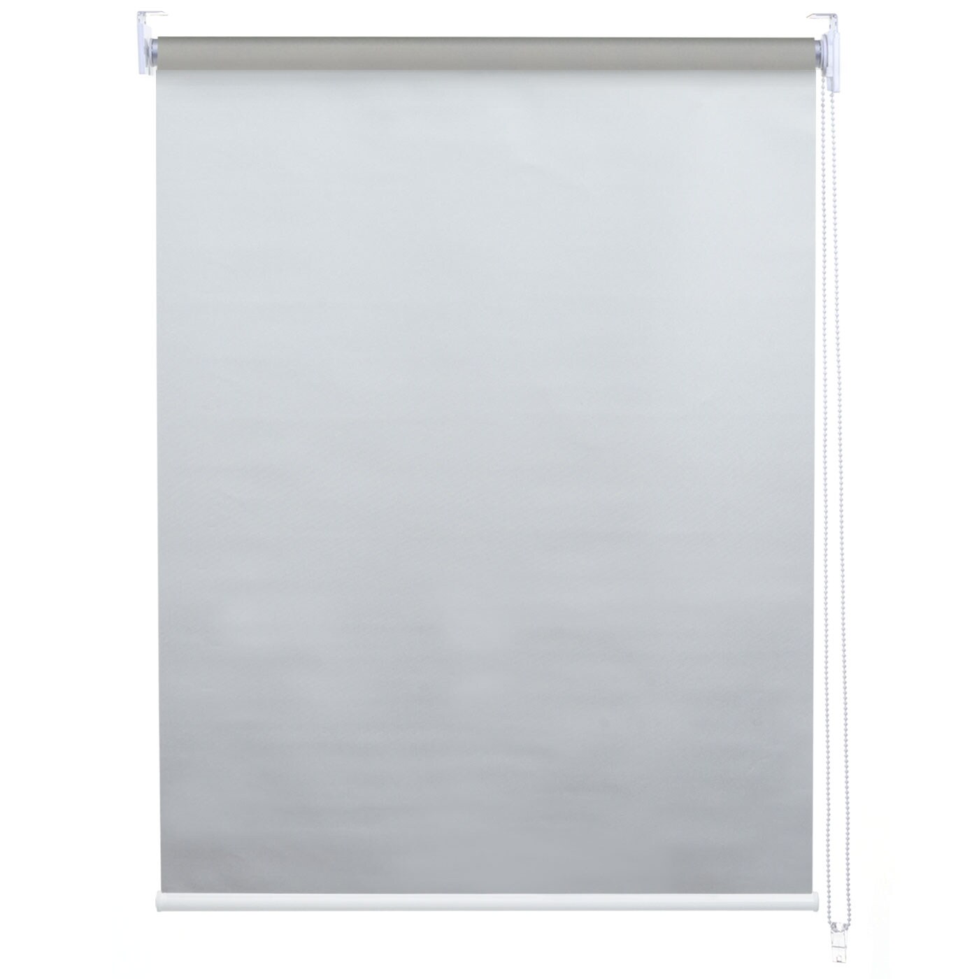 Rollo MCW-D52, Fensterrollo Seitenzugrollo Jalousie, Sonnenschutz Verdunkelung blickdicht 70x160cm ~ grau