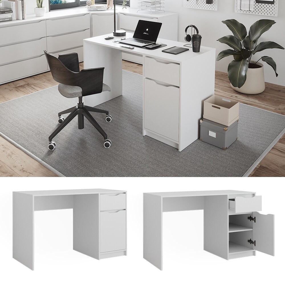 Vicco Schreibtisch Ruben 120 x 55 cm mit Schublade