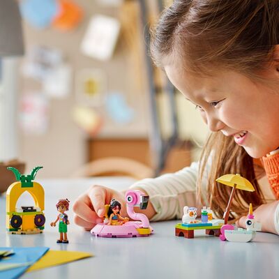 LEGO Friends 42658 Poolparty med enhjørning og flamingo