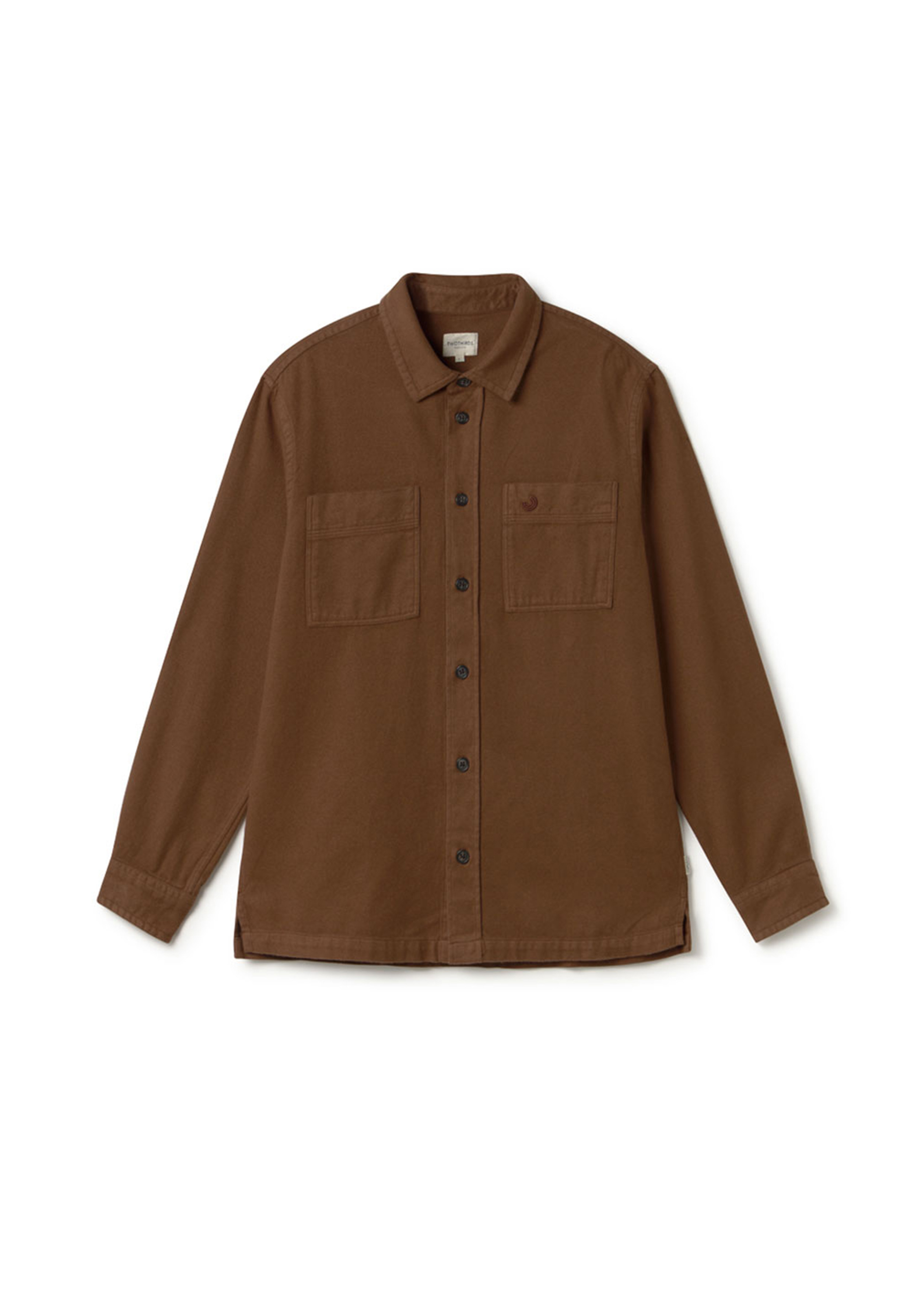 Twothirds Flanellhemd Taylor Brown Sand