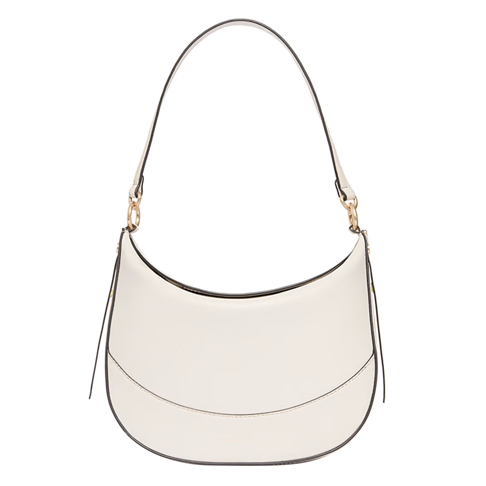 DAILY BAG MM - Sac porté épaule en cuir | Blanc