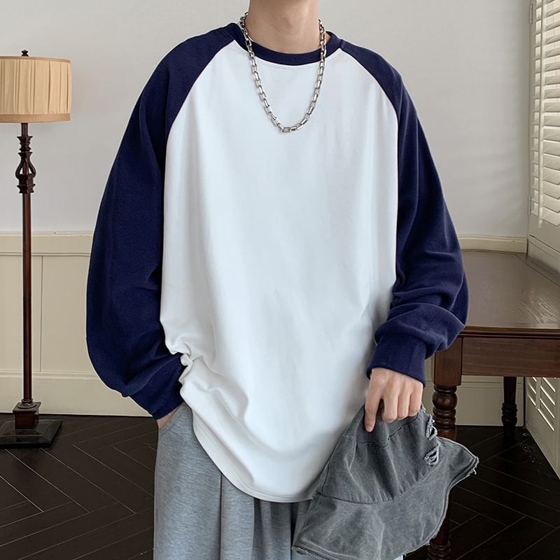 Dandyluxe - Sweatshirt met ronde hals en raglanmouwen