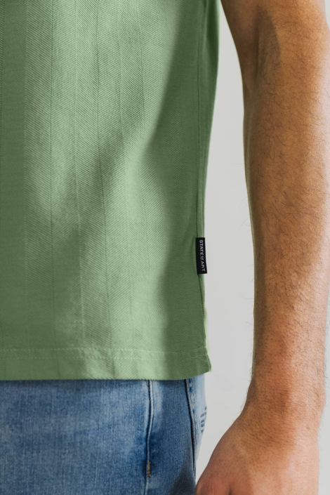 State of Art groene heren t-shirt