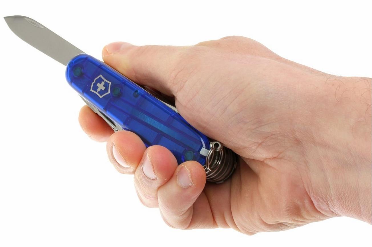 Victorinox Swisschamp transparant blauw 1.6795.T2 Zwitsers zakmes
