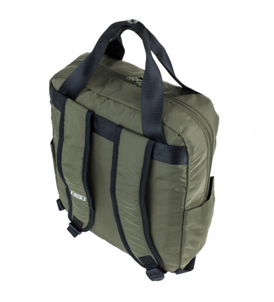 Mochila Skechers Unissex Griffinc S901 cáqui - 39x30x10cm -