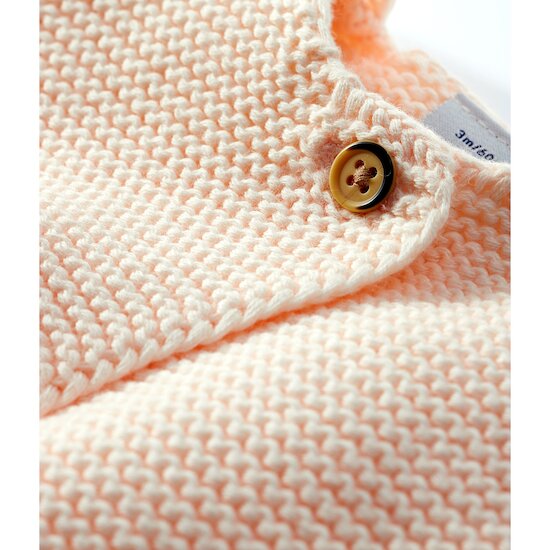 Cardigan bébé en tricot de coton   Fleur        Naissance   de               Petit Bateau