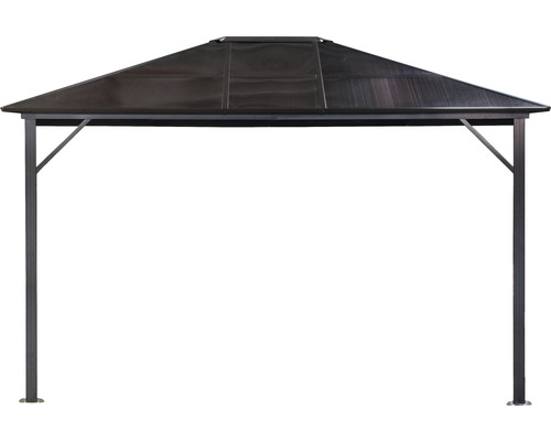 Costa Paviljoen 3 x 3,65 x 2,6 m met polycarbonaat dakpanelen en aluminium frame