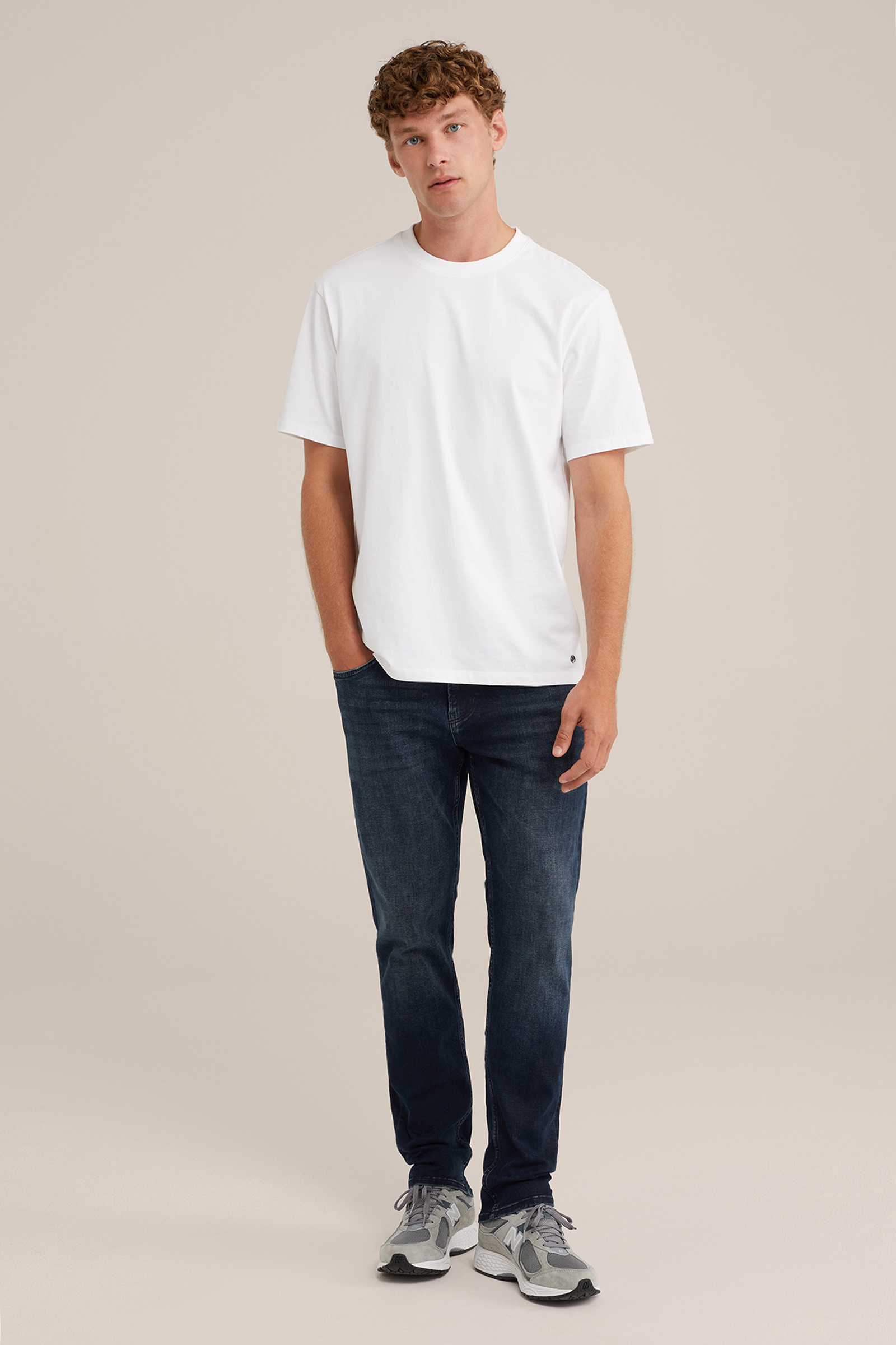 slim fit jeans van jog denim Blue Ridge Donkerblauw
