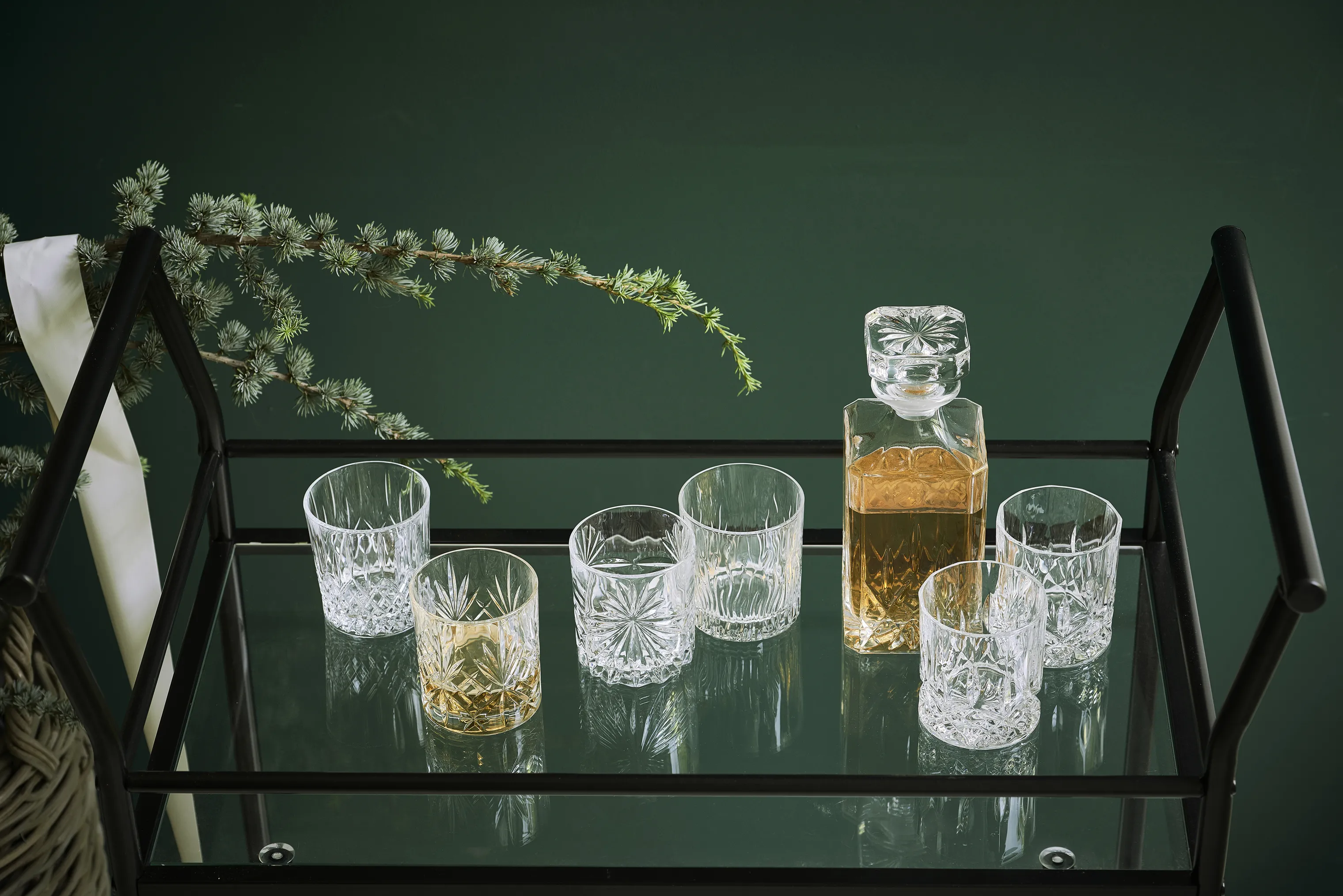 Lyngby Glas Lounge Whiskysæt - 3 dele