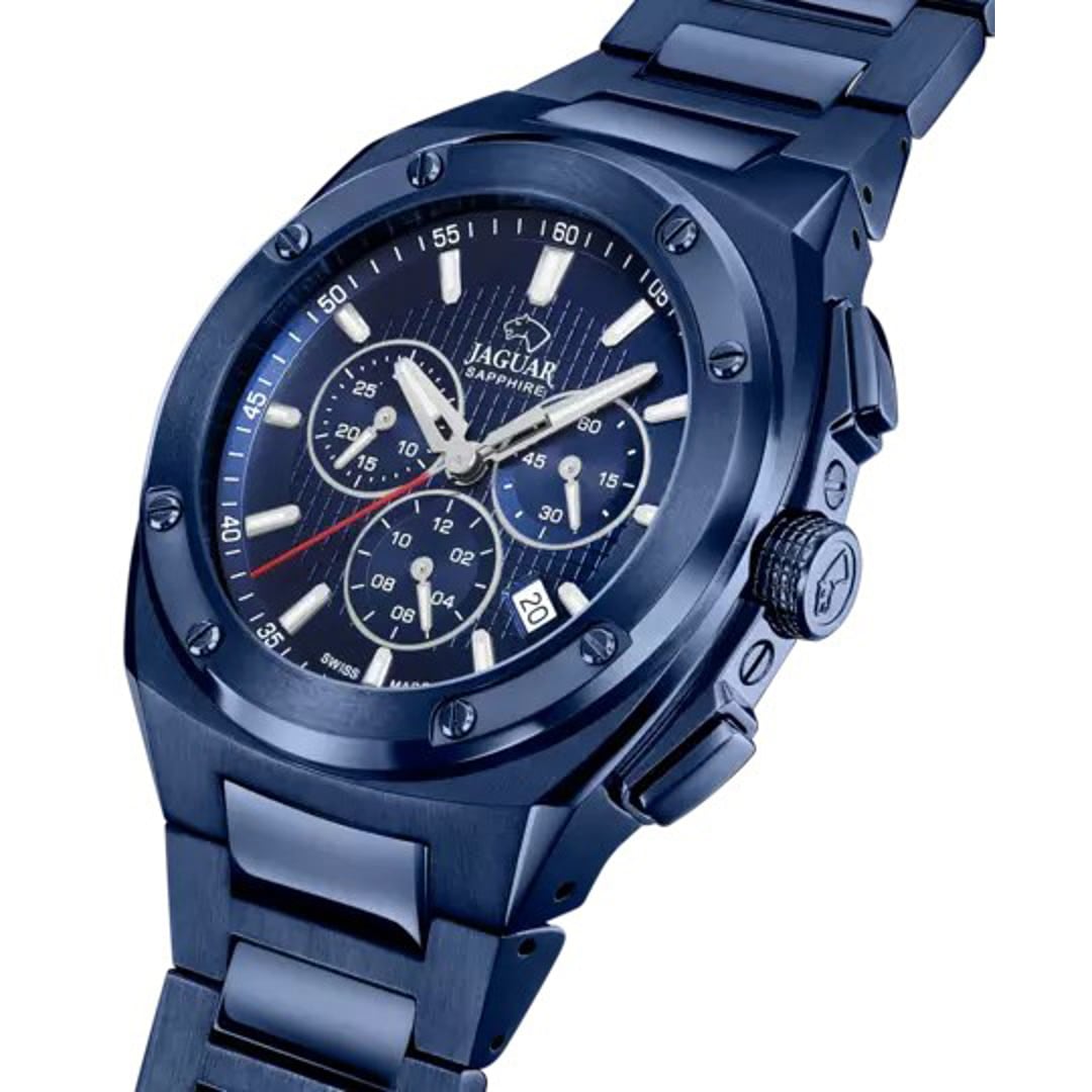 Jaguar Executive Chronograph Date Blau 45mm
