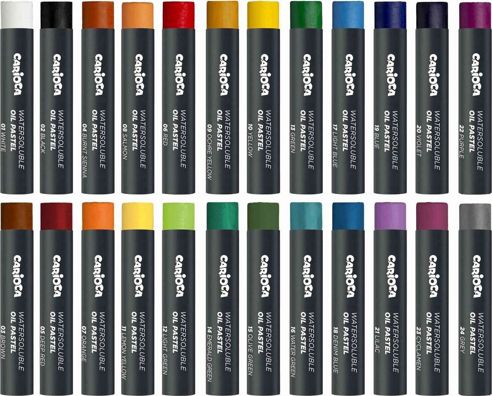 Filia Carioca - Oliepasteller - Vandopløselige - 24 Stk