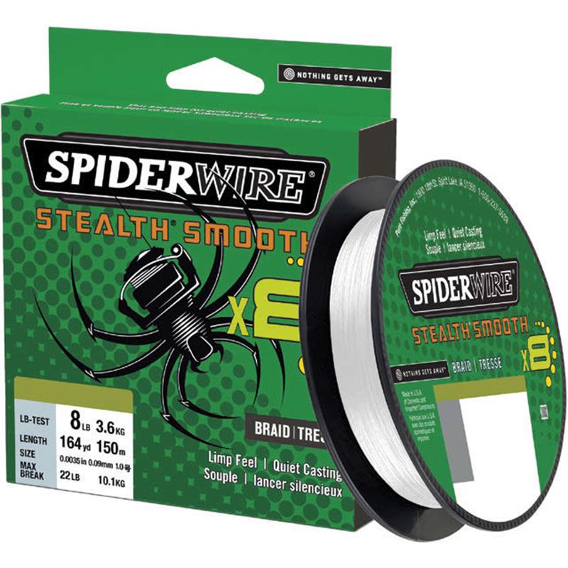 Tresse Spiderwire Stealth Smooth 8 - Translucide - 300M