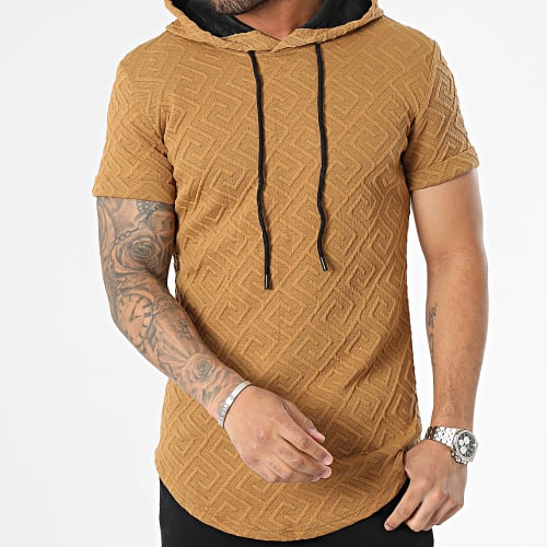 Tee Shirt Capuche Oversize Camel Renaissance