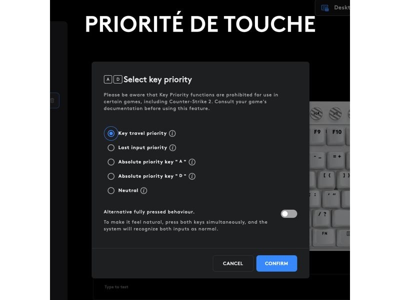 Logitech Gaming-Tastatur Pro X TKL Rapid Schwarz Kabelgebundene Gaming-Tastatur ohne Ziffernblock mit analogen Switsches