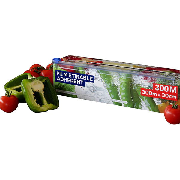 Rouleau film étirable alimentaire 300 m x 30 cm