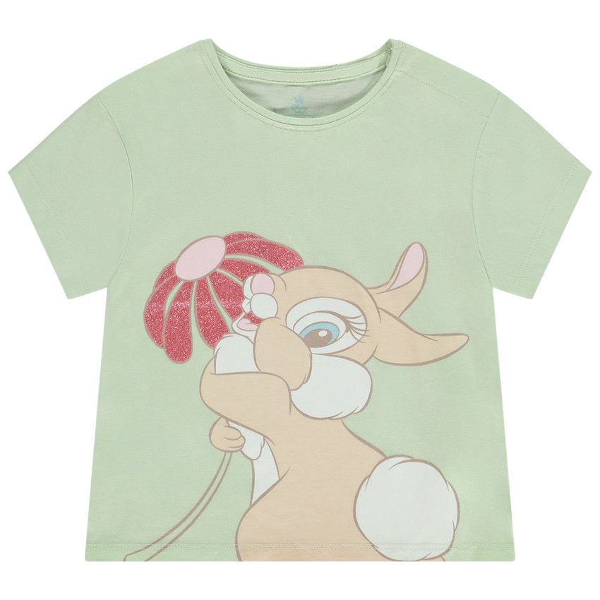 T-shirt manches courtes print Miss Bunny Disney pour bébé fille - Vert