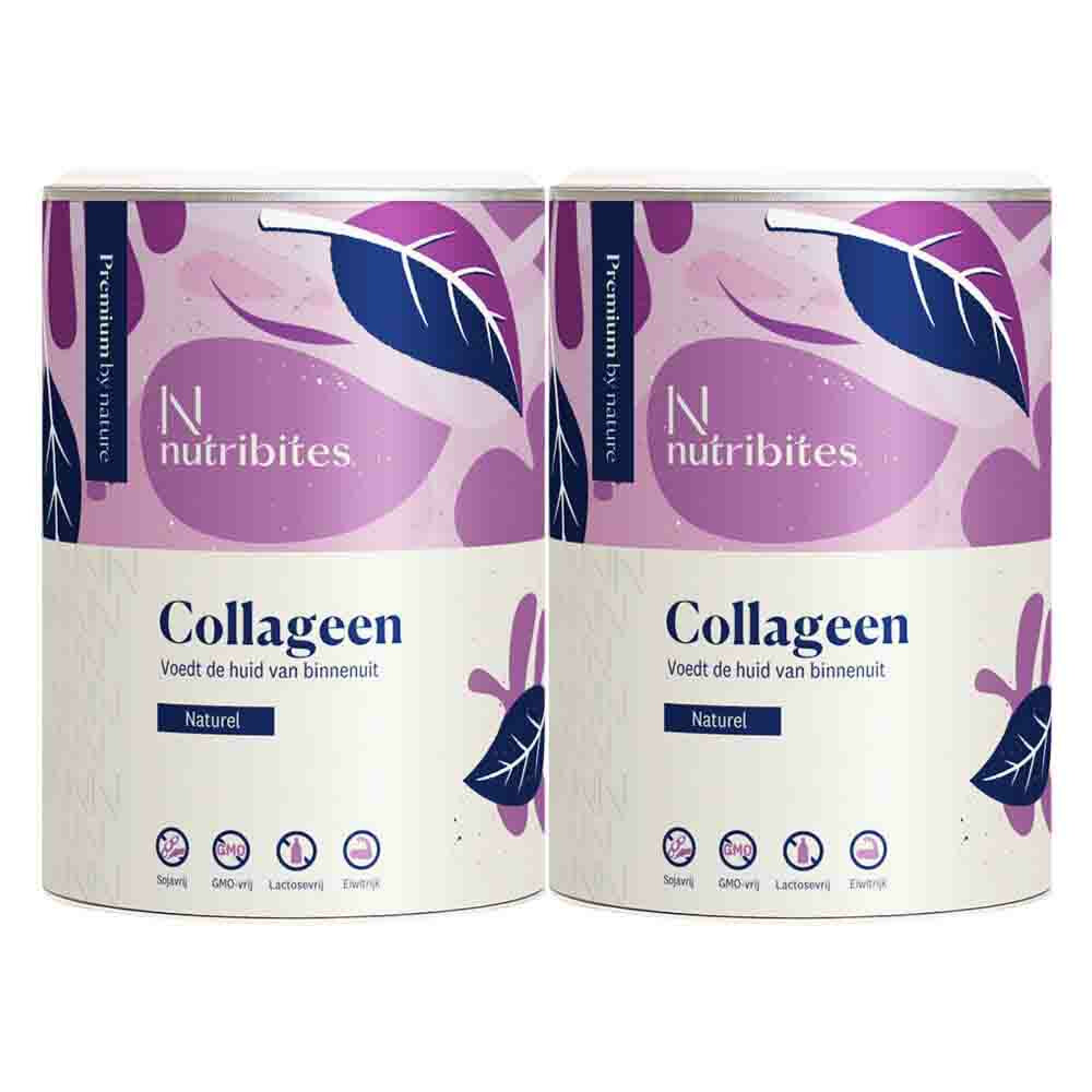 2x Nutribites Collageen Naturel Poeder360 gr