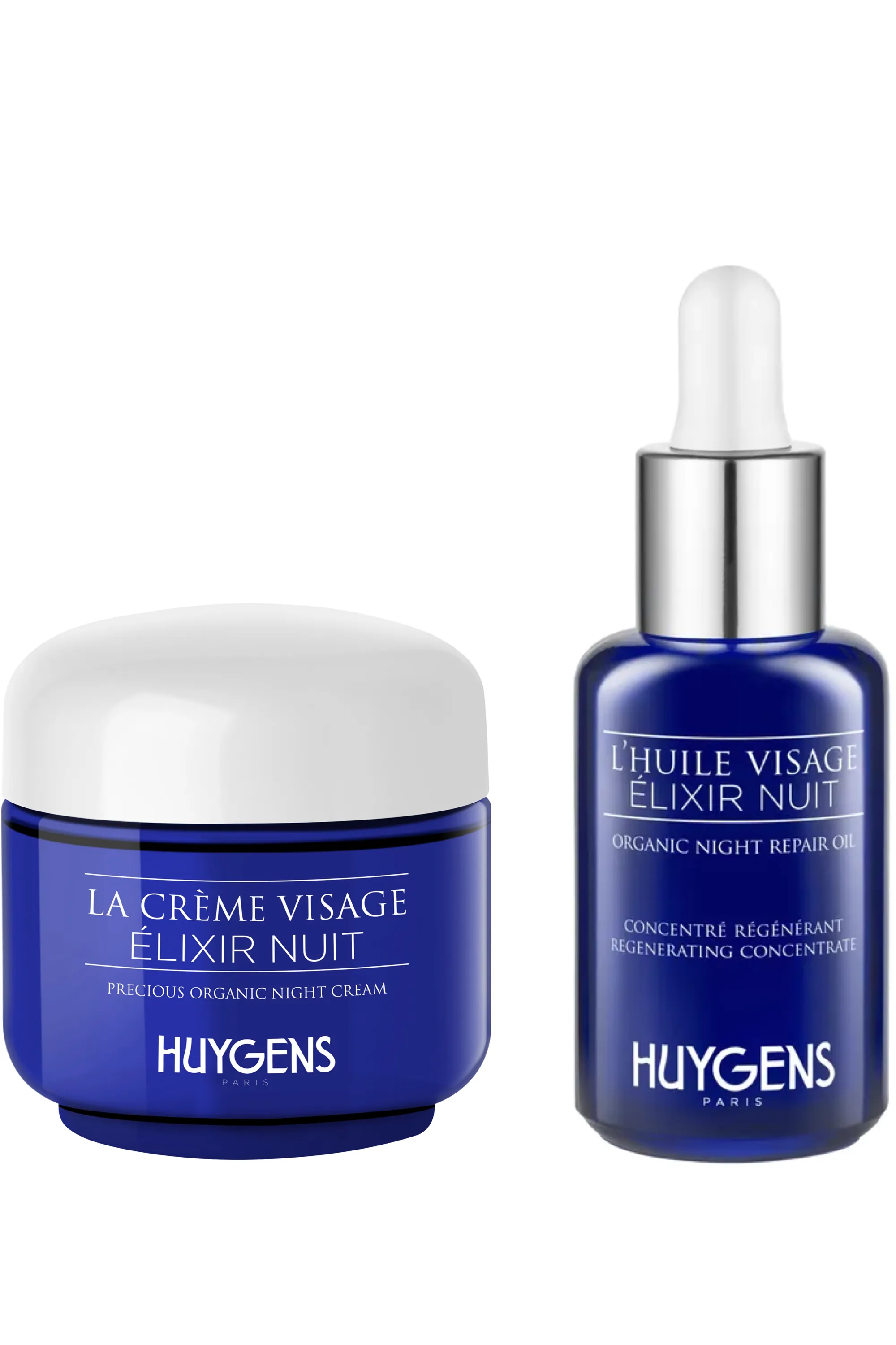 Huygens Le Duo Élixir Nuit sérum + crème