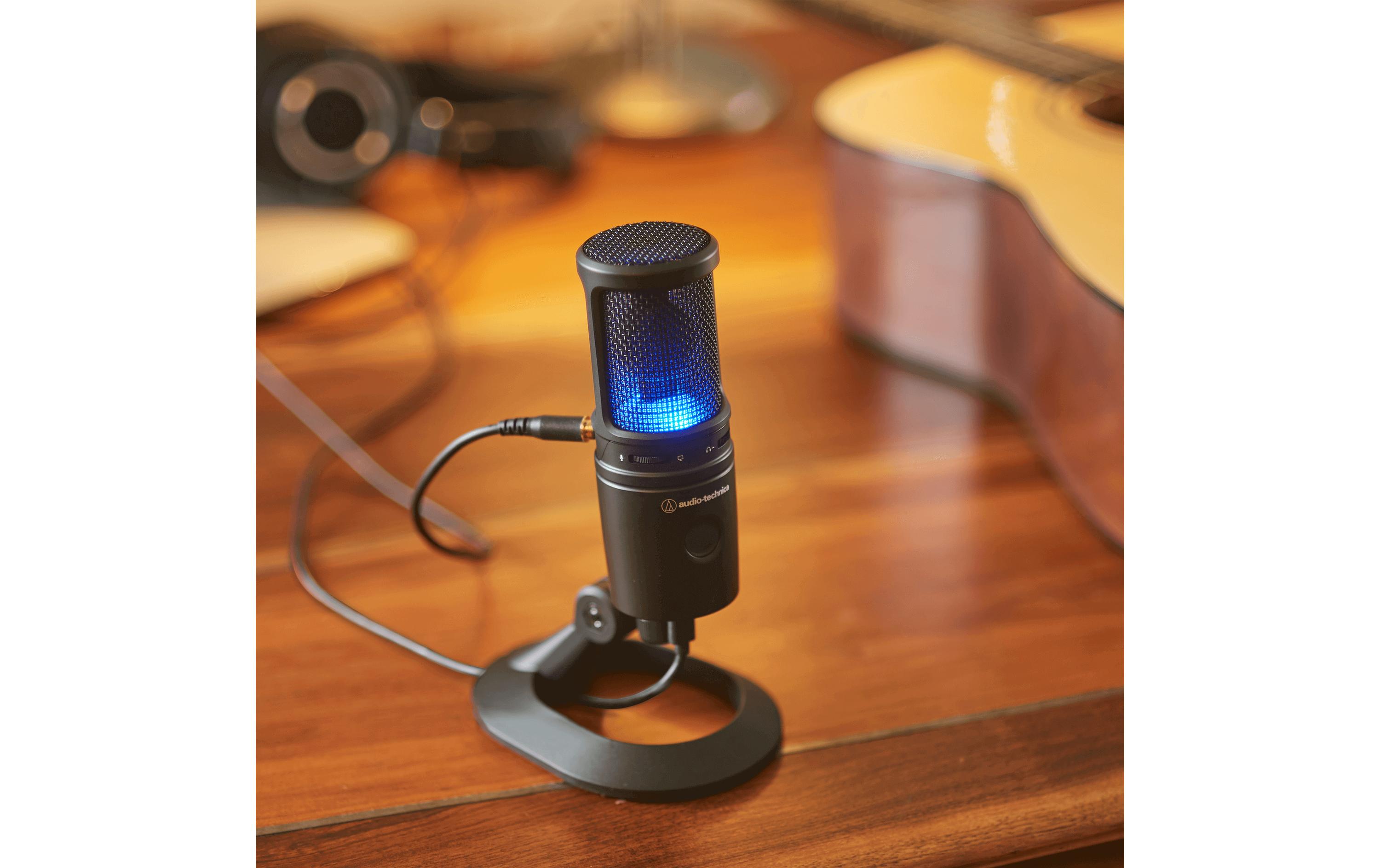 Kondensatormikrofon AT2020USB-X<br>USB-Mikrofon mit Kophöreranschluss