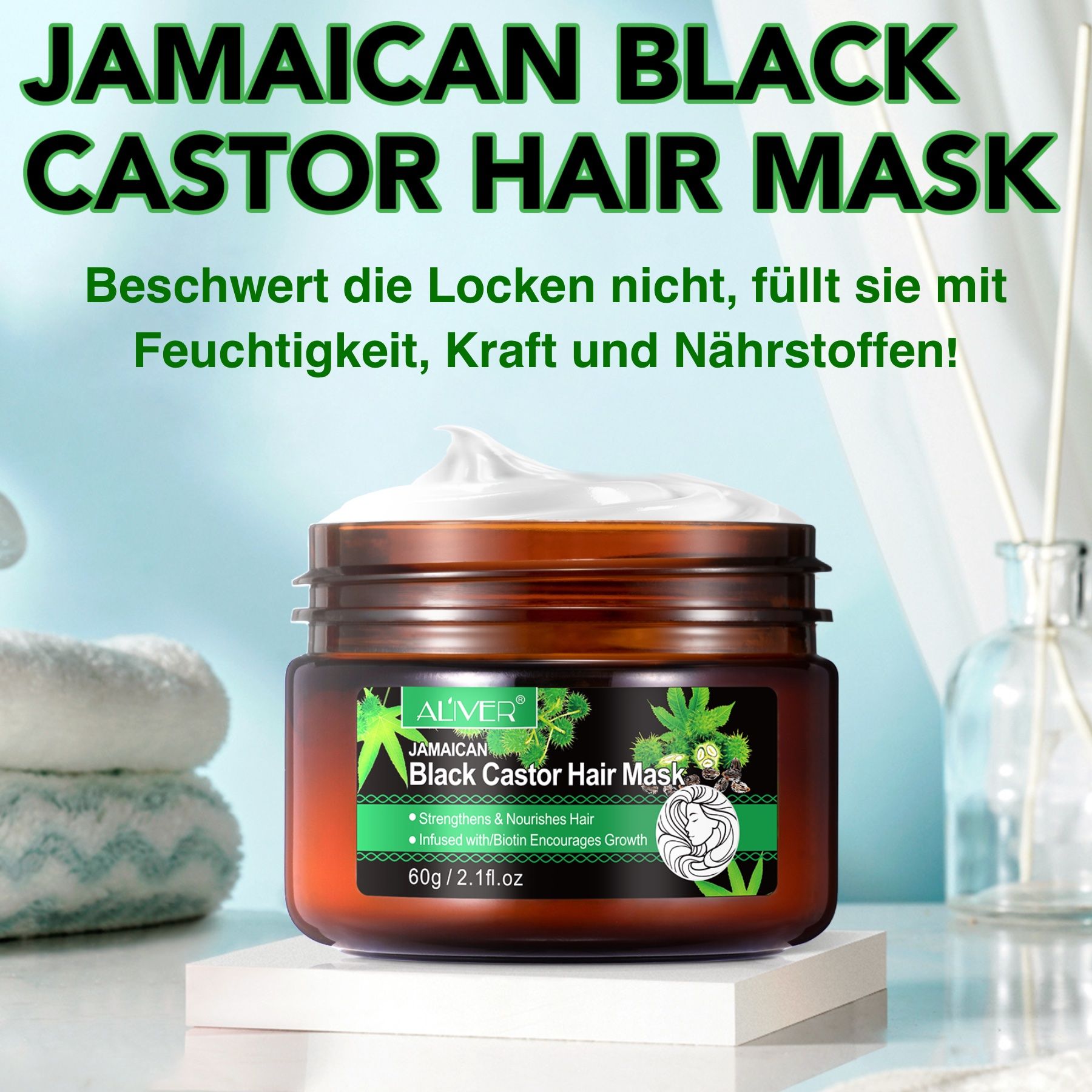 ALIVER Rizinus Haarmaske