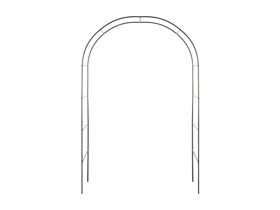 Arche déco en fer noir Atea