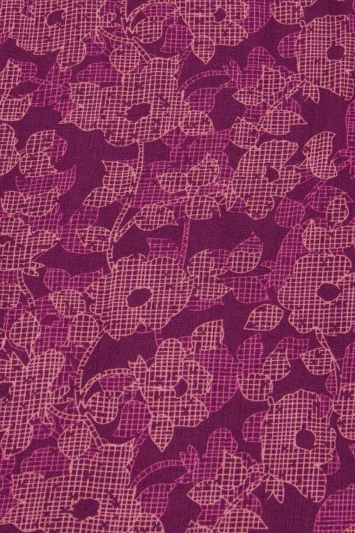 Roze one-shoulder top met bloemenprint