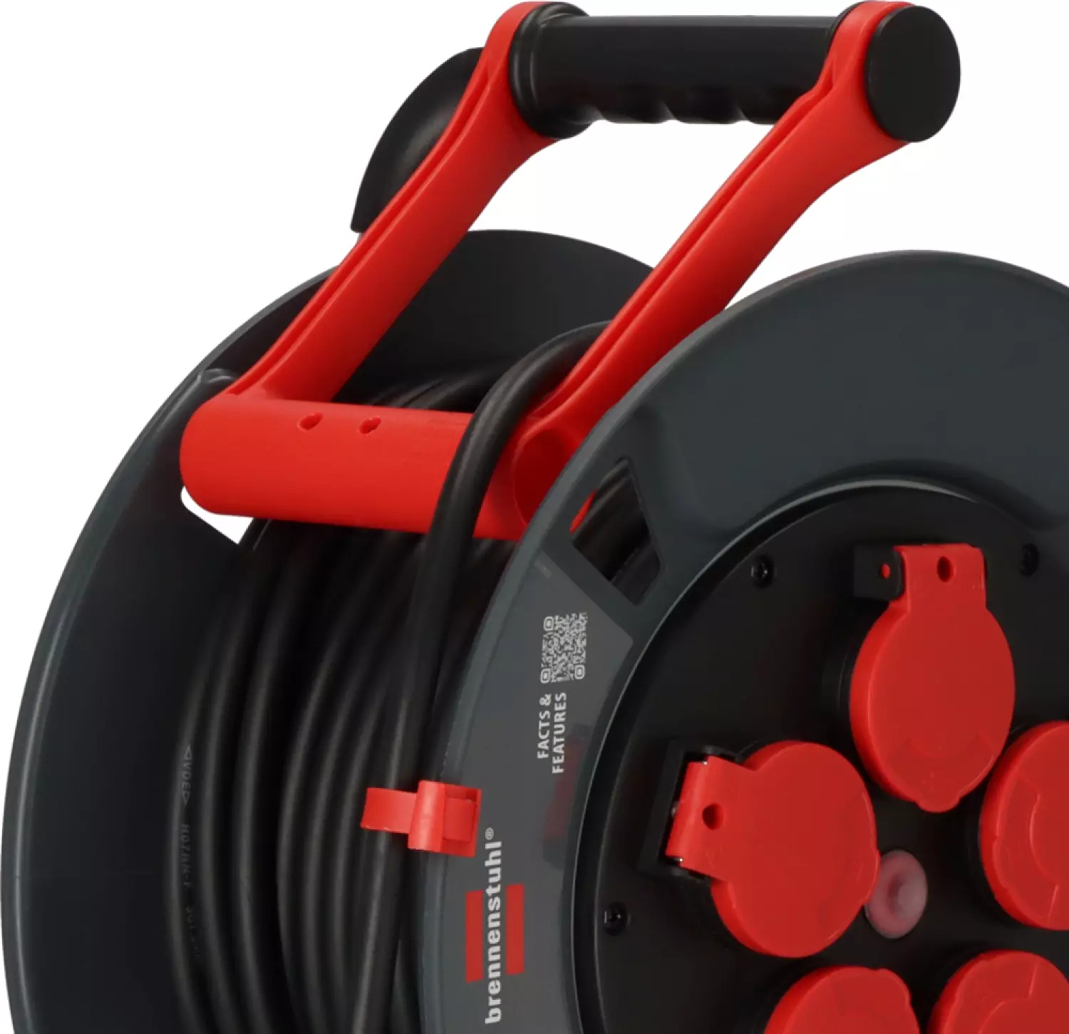 Brennenstuhl Professional KU 2100 kabelhaspel 5-voudig 300 H07RN-F 3G1,5 - IP44 - 25m