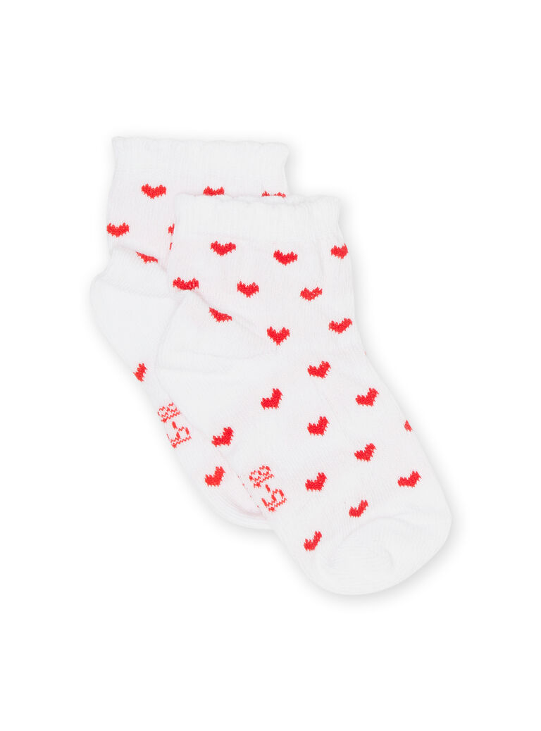 Chaussettes écrues bébé fille