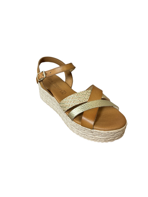 Eva Frutos - Sandales 760 Or/Camel