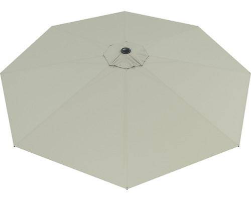 Cantilever parasol Nancy Soluna Ø 350 cm Polyester (PES) ecru