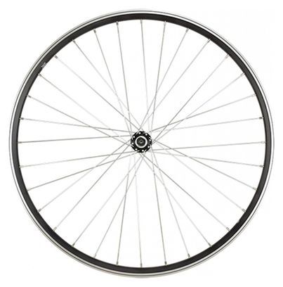 ROUE 275  VTT AVANT JANTE ALU DOUBLE PAROI MACH1 ER10 NOIRE FREIN PATIN MOYEU SHIMANO TX500 32T BLOCAGE RAPIDE.