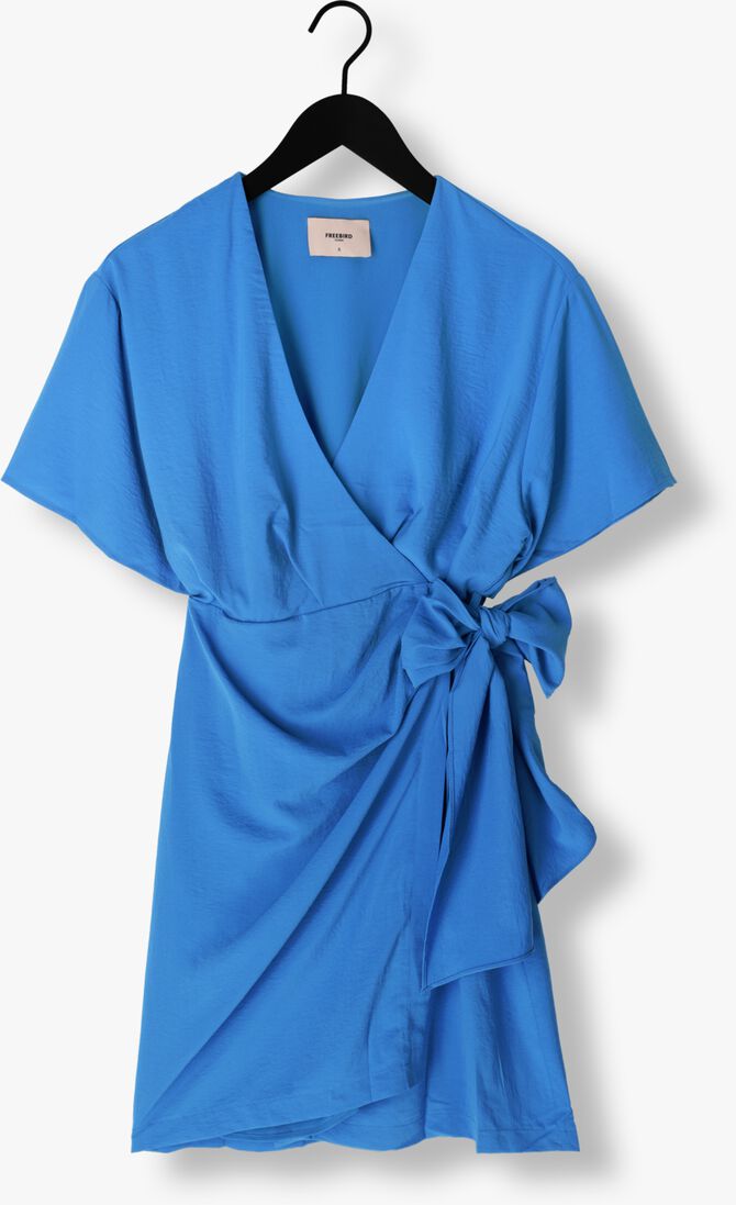 FREEBIRD blauwe freebird mini jurk kolette ss