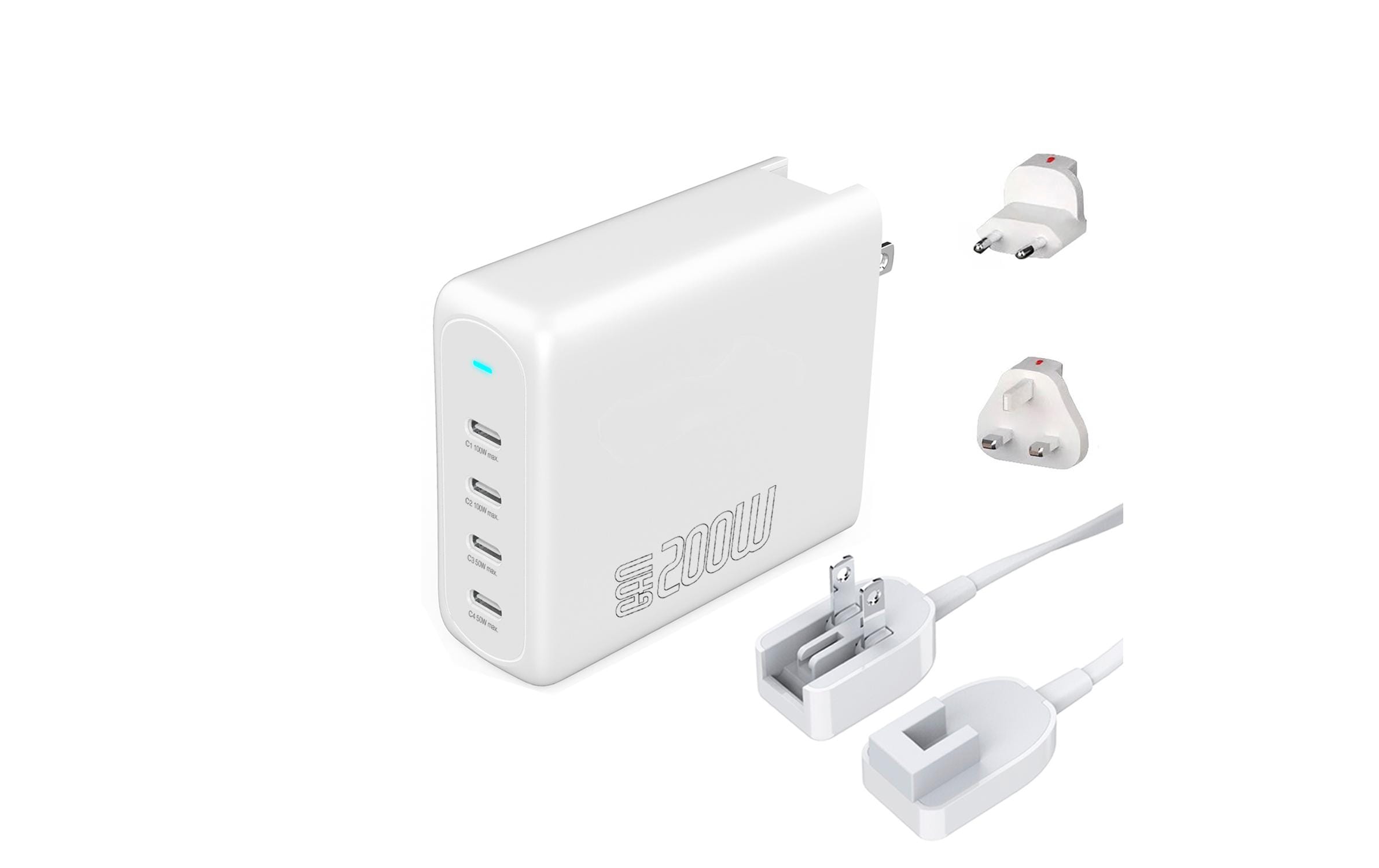 USB-Wandladegerät Flex Pro WeissLadegerät mit Multi-Geräte-Ladefähigkeit