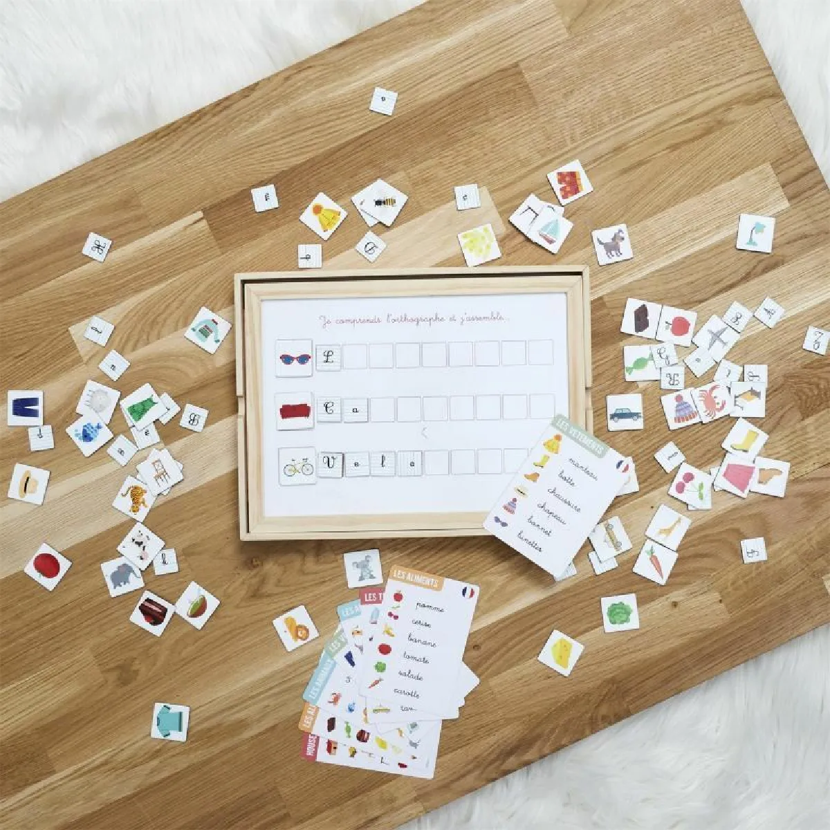 Paris Prix Tableau Éducatif Lettres Montessori 29cm Multicolore