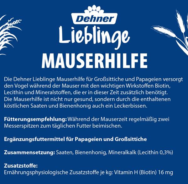 Dehner Lieblinge Mauserhilfe für