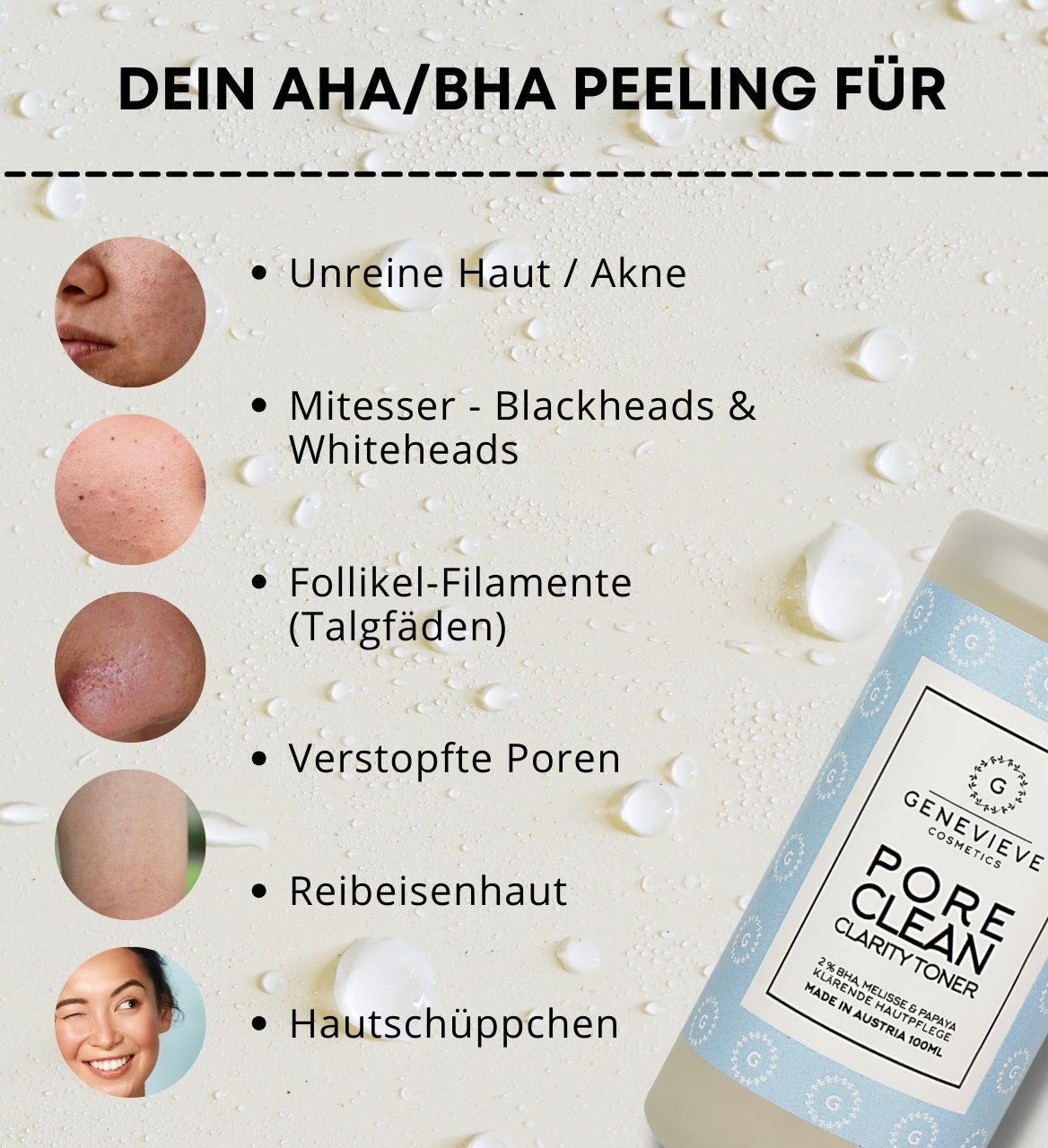 GENEVIEVE - AKNE LÖSUNGSSET PROFESSIONAL - komplette Beauty Routine