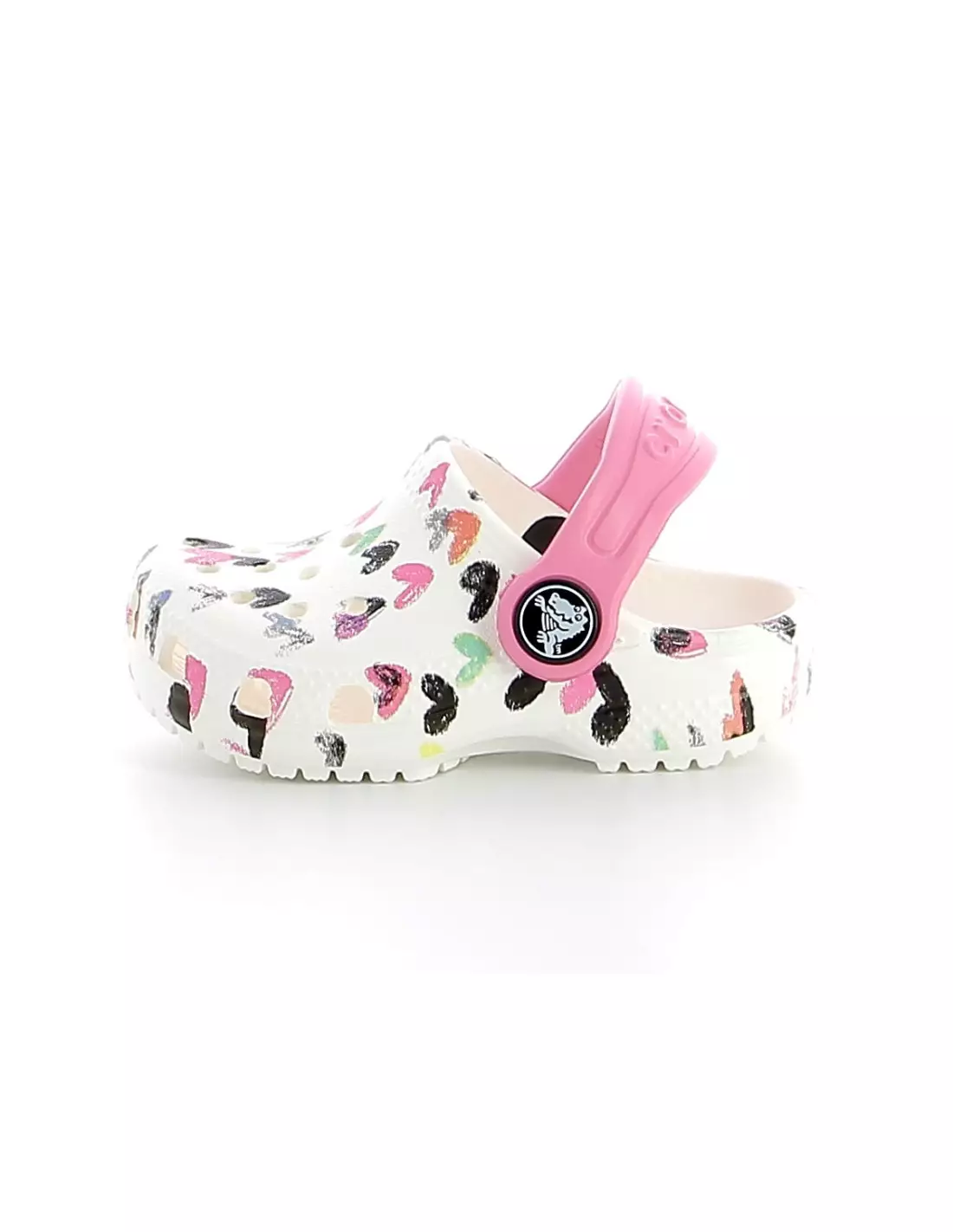 CROCS CLASSIC HEART - Sélection KILIANE - Sandales & nu-pieds White