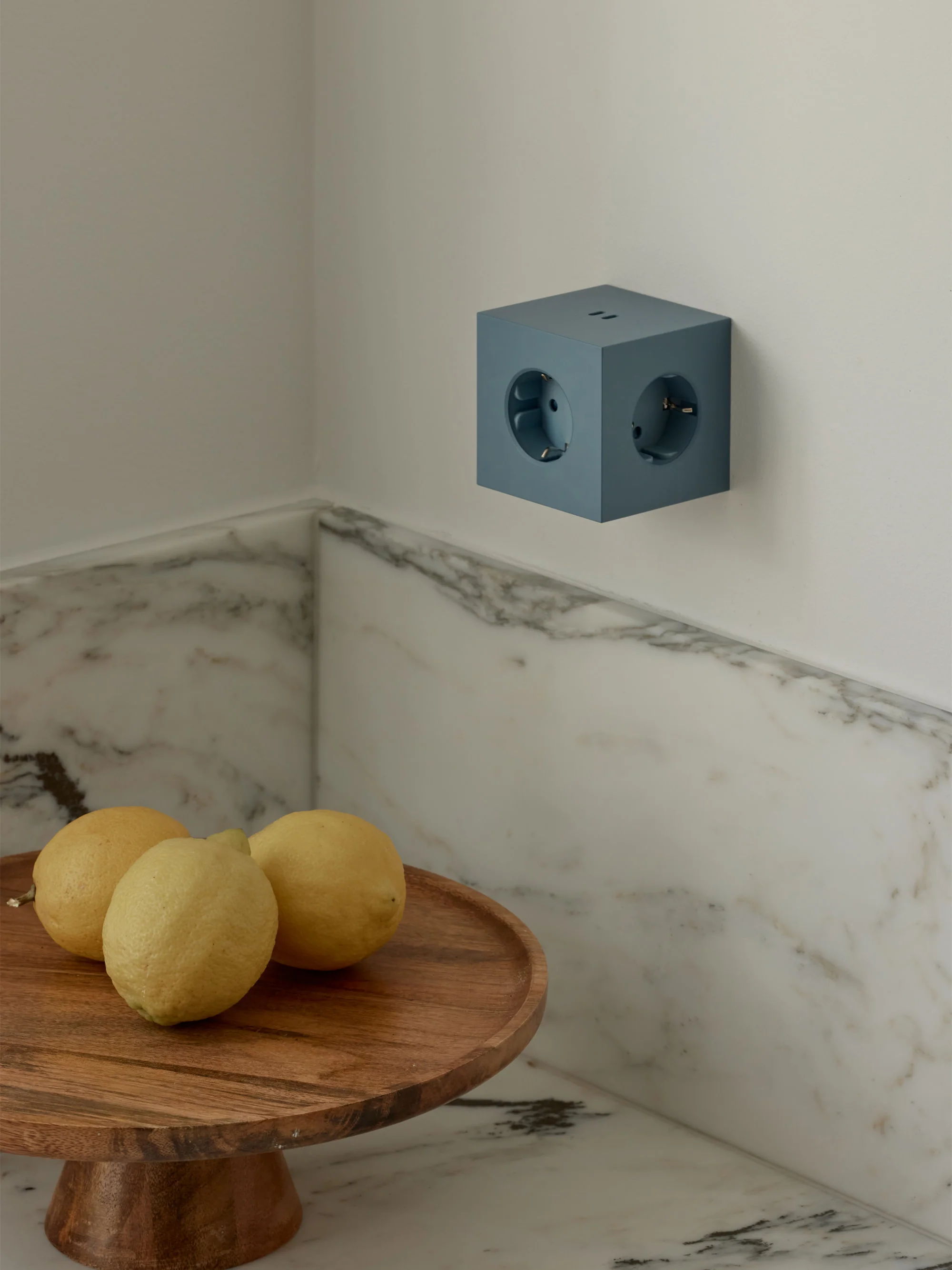 Stekkerdoos Square 2 USB-C Type F