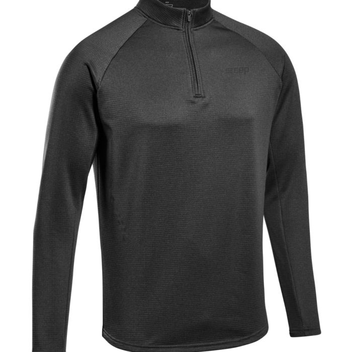 CEP Herre Trøjer Cold Weather Zip LS Shirt Sort